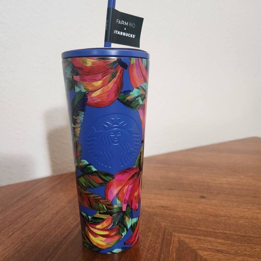 Starbucks x Farm Rio tropical tumbler